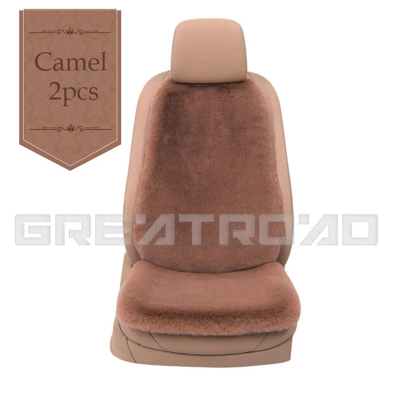 Car Full Seat Cover Protector Accessories Artificial Plush Warm Car Interior Covers Auto Cushion Cover 5 Seat Universal Size