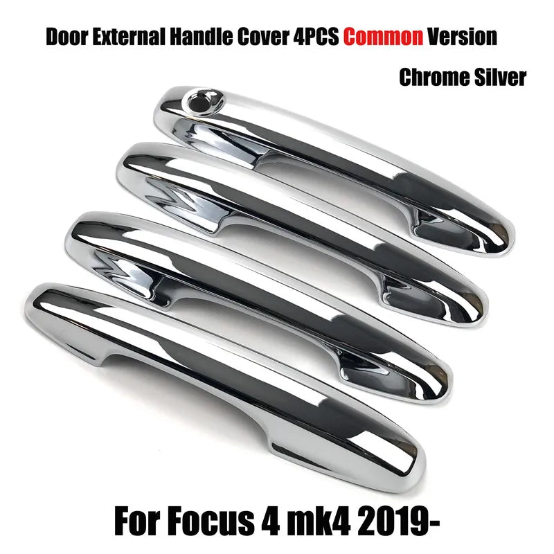 Accesorios de estilo de coche, cubierta decorativa para manija de puerta exterior de Ford Focus 2, 3, 4, MK2, MK3, MK4, Kuga, Escape, Maverick y Ranger.