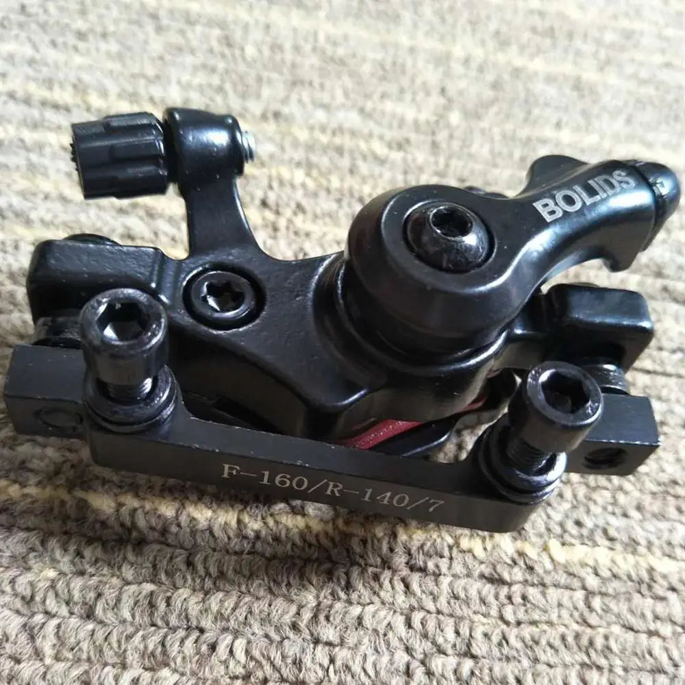 BOLIDS bicycle brake device mechanical disc brake bicycle parts line pulling disc brake F - 160 / R - 140 front disc brake