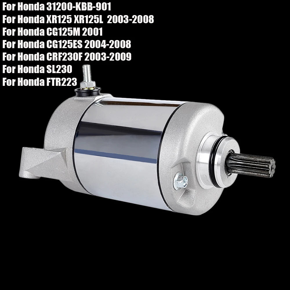 Electrical Engine Starter Motor For Honda FTR223 SL230 CRF230F CG125ES CG125M XR125 XR125L 31200-KBB-901 / CRF 230F XR 125 125L