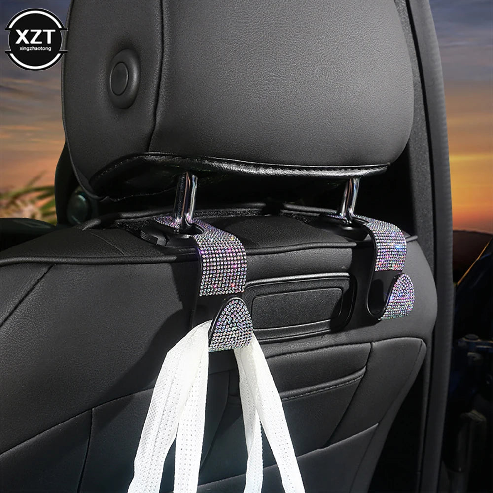 1PC Car Accessories Car Clips Seat Back Hooksfor Auto Back Seat Organizer Hanger Storage Holder