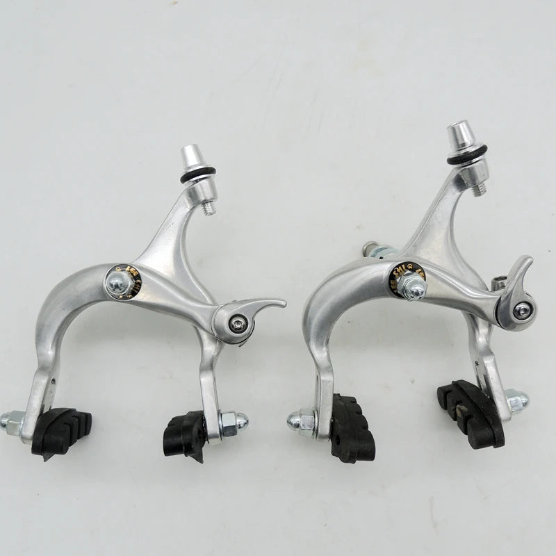 Pinza de freno de línea de velocidad muerta de bicicleta de carretera, pinza de freno de aleación de aluminio, freno de coche deportivo C con tornillos incorporados