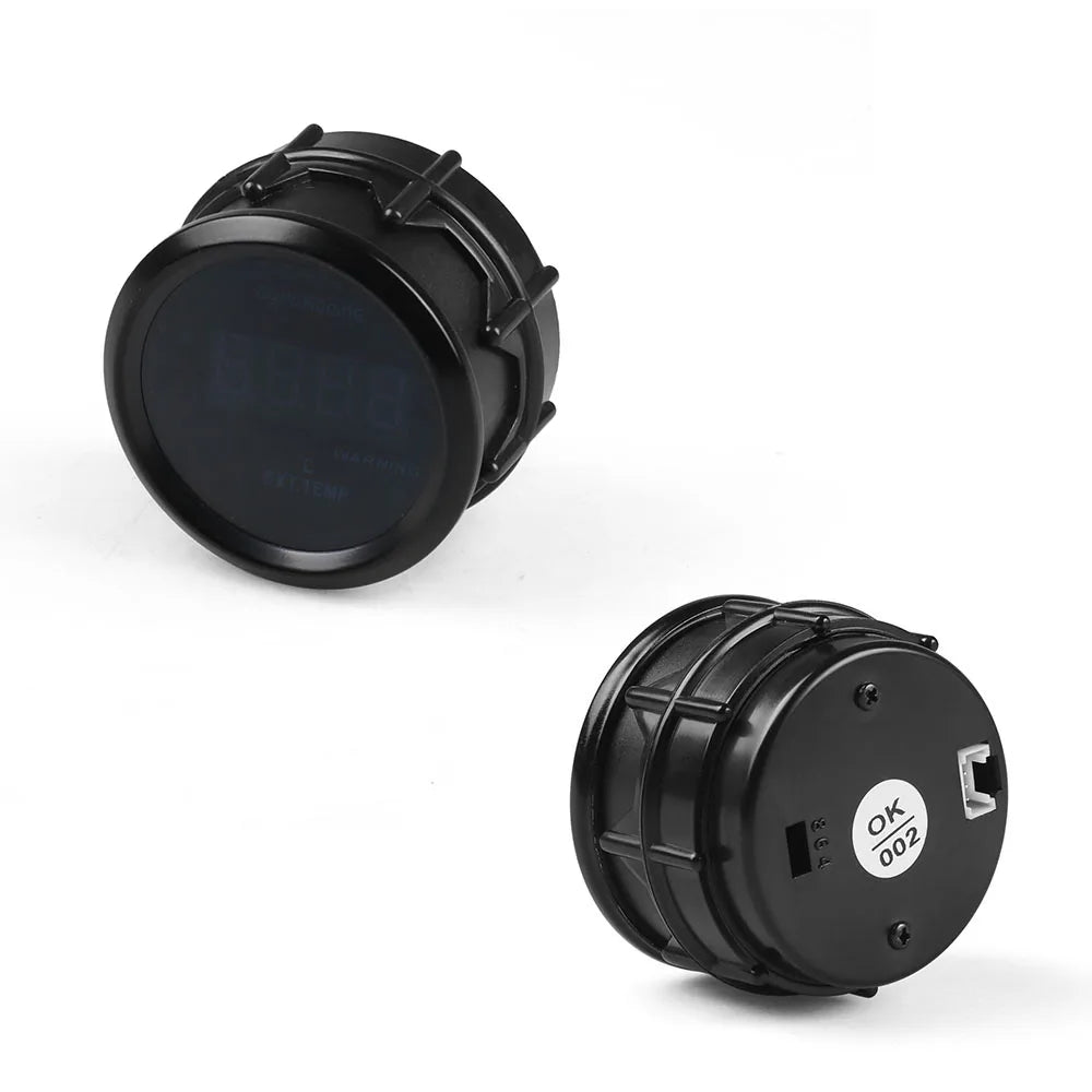 Dynoracing 2" 52mm Exhaust Gas  Temperature Gauge Digital Exhaust Gas Temp Gauge Blue Led  EGT EXT Gauge Car Meter With Sensor