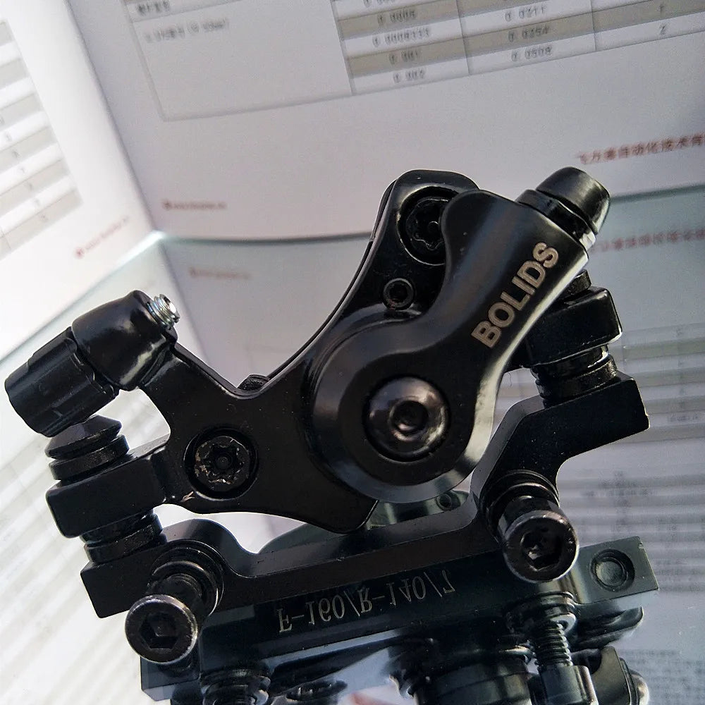 BOLIDS Mountain Bike brake mechanical disc brake bicycle parts line pulling disc brake 180 160 140 Front and rear disc brake