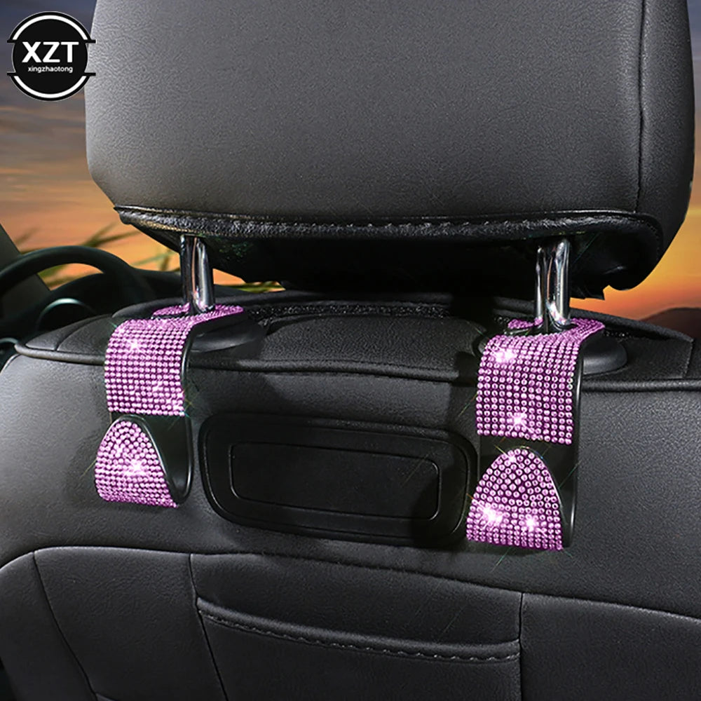 1PC Car Accessories Car Clips Seat Back Hooksfor Auto Back Seat Organizer Hanger Storage Holder