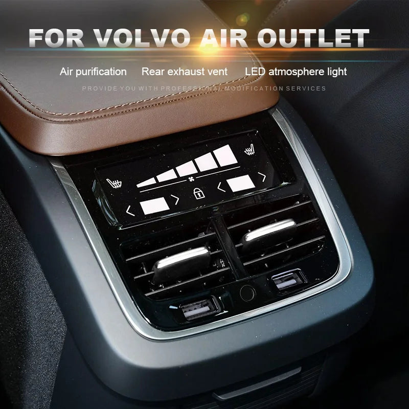 car Accessorie for volvo XC60 XC90 S60 V60 V90 S90 V60CC Replacement of interior accessories for rear seat decorations