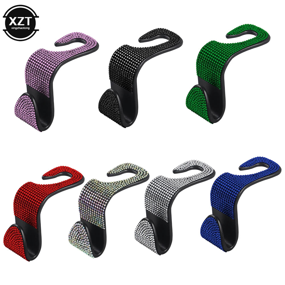 1PC Car Accessories Car Clips Seat Back Hooksfor Auto Back Seat Organizer Hanger Storage Holder