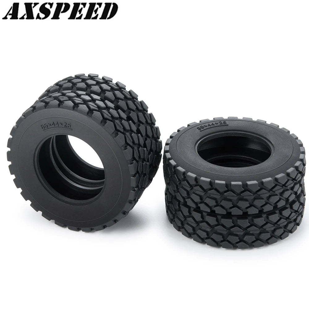 1:14 Tamiya Rubber Tyre Wheel Tires 22/25mm for 1/14 RC Rock Crawler Tamiya Trailer Tractor Truck RC Car Wheels Parts