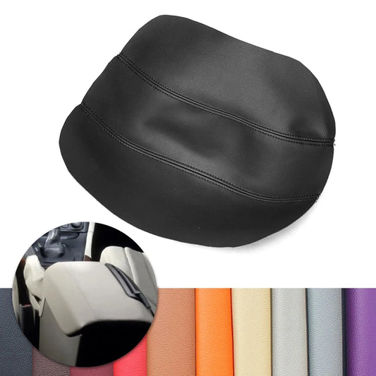 Car-styling Center Console Control Armrest Box Microfiber Leather Cover For Volvo S80 1999 2000 2001 2002 2003 2004 2005 2006