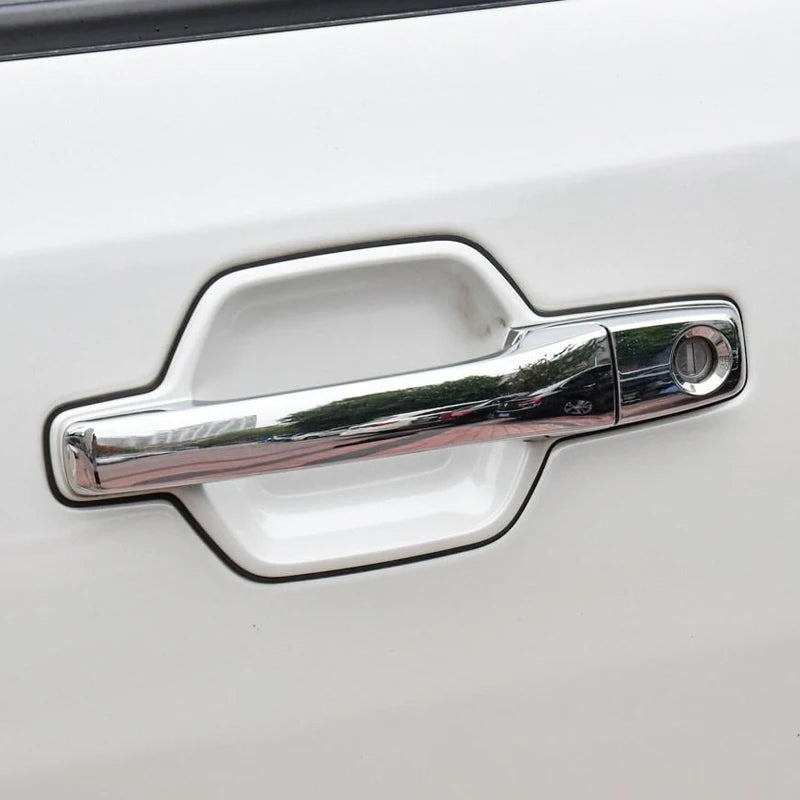 Car Accessories For Mitsubishi Pajero V80 V93 V95 V97 V98 2007-2021 ABS Chrome Exterior Door Handle Cover Trim 8pcs