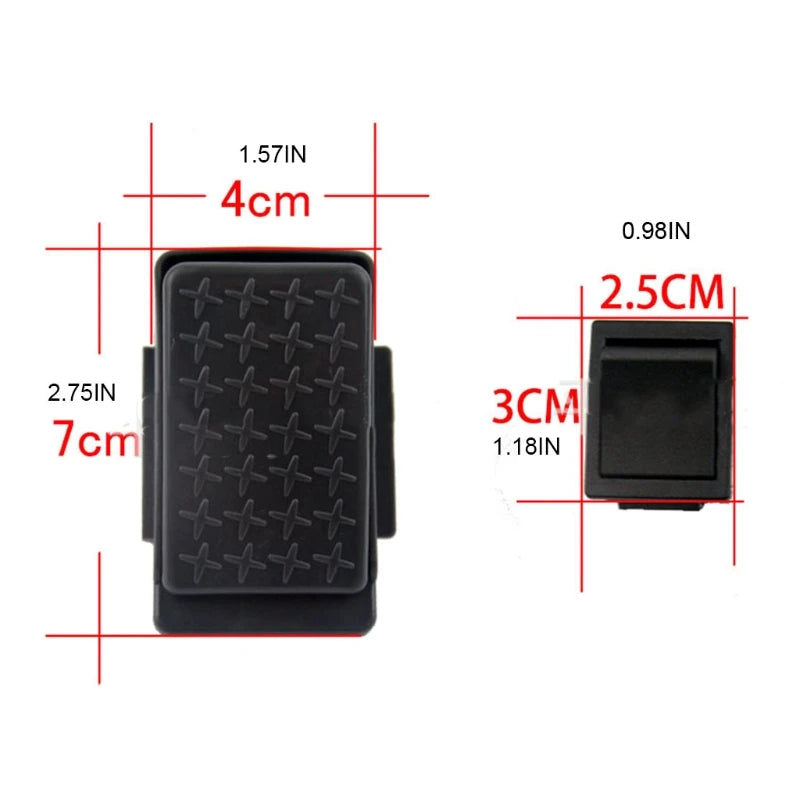 Universal 6V /12V Kids Electric Power Car Vehicles Accelerator Foot Pedal Reset Control Switch for Kids Ride on Toy