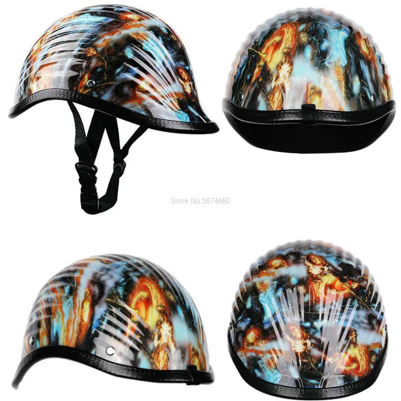 motorcycle helmet half face helmet