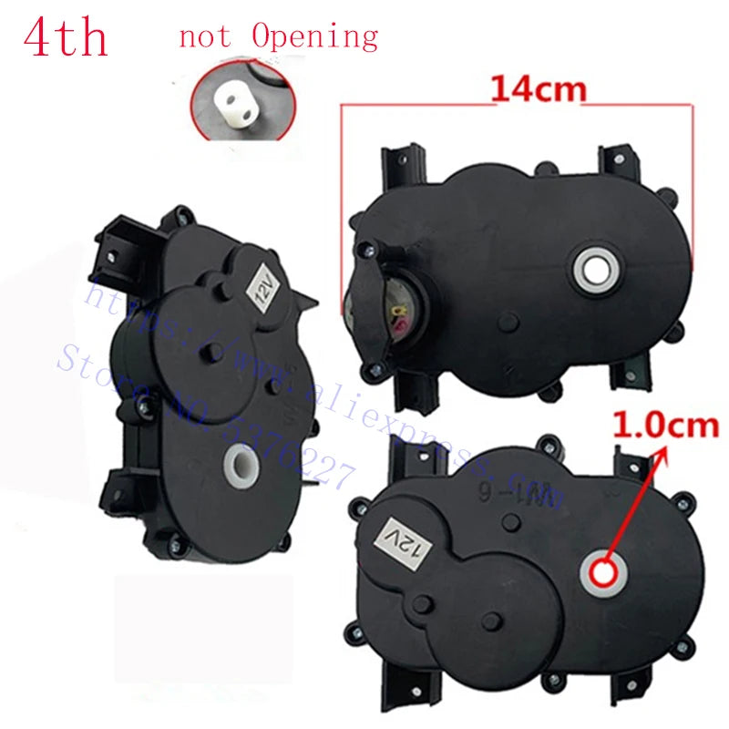 Children's electric car steering motor gear box RS280, 380/390 6V/12V motor remote control stroller accessories