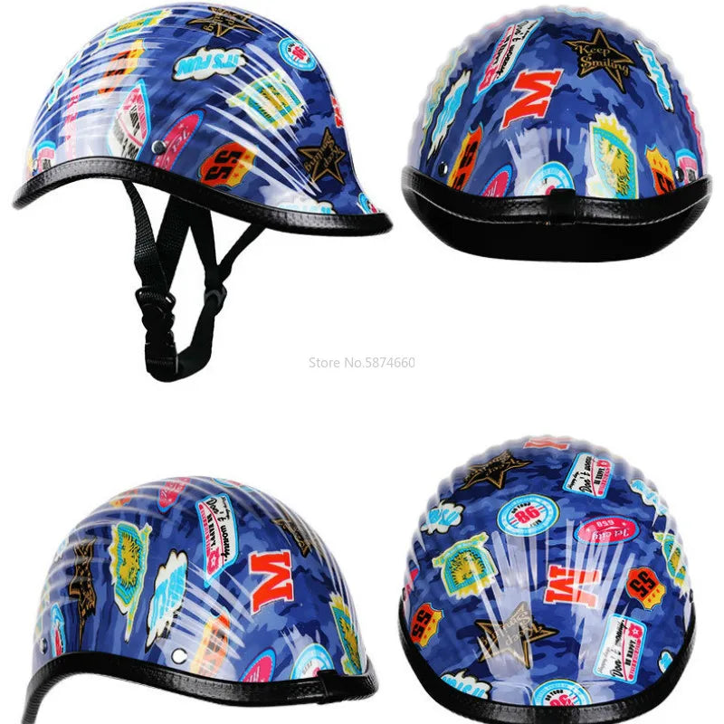 motorcycle helmet half face helmet