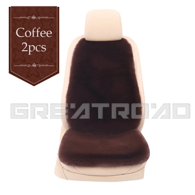 Car Full Seat Cover Protector Accessories Artificial Plush Warm Car Interior Covers Auto Cushion Cover 5 Seat Universal Size