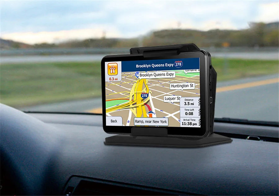 Cell Phone Holder for Car Dashboard - Car Anti-Slip GPS Mount Cradle Dock Mounting in Pickup Truck, Compatible Phone X 8 7 Plus