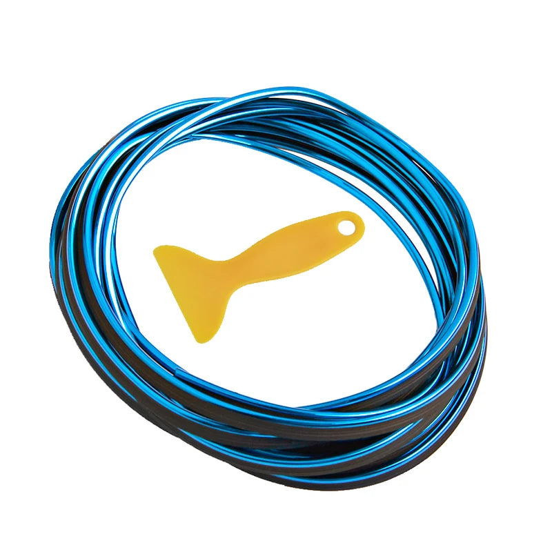 5M Car Styling Accessories Interior Decoration Flexible Strip Dashboard Door Edge Central Control Dashboard Gap Bar For MG VW
