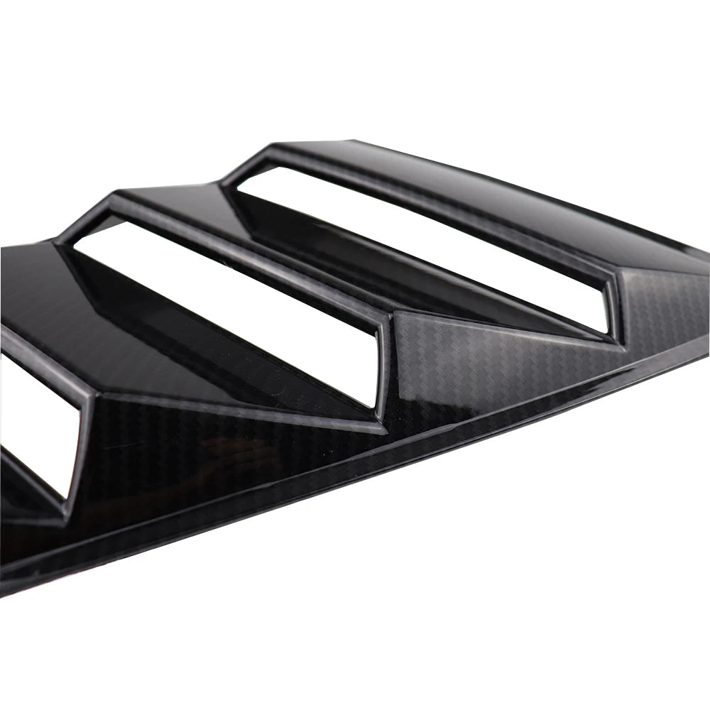 For Ford Mustang Rear Quarter Window Louvers Spoiler Scoops Car Tunning Panel Side Air Vent Cover 2015 2016 2017 2018 2019-2023