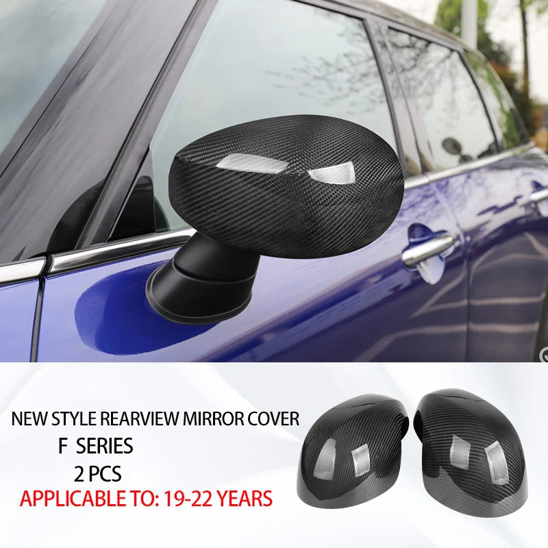 Car Interior Accessories For Mini Cooper F54 F55 F56 F57 F60 Real Carbon Fiber Decorative Cover Sticker Protective Auto Part