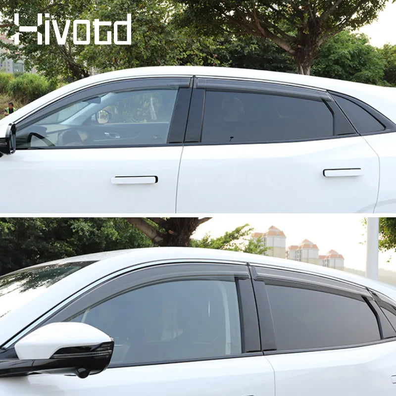 Car Accessories Window Visor Deflector Shelters Awnings Exterior Decor Parts Rain Guard Protect For Changan Uni-k Unik 2023-2021