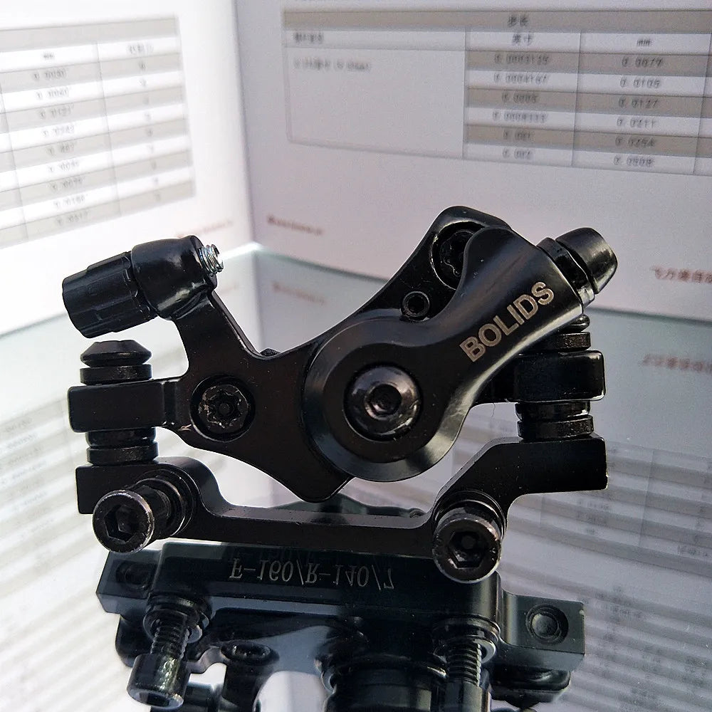 BOLIDS Mountain Bike brake mechanical disc brake bicycle parts line pulling disc brake 180 160 140 Front and rear disc brake