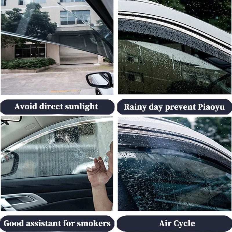 For Volkswagen VW Touareg 2006-2010 window visor car rain shield deflectors awning trim cover exterior car-styling accessories
