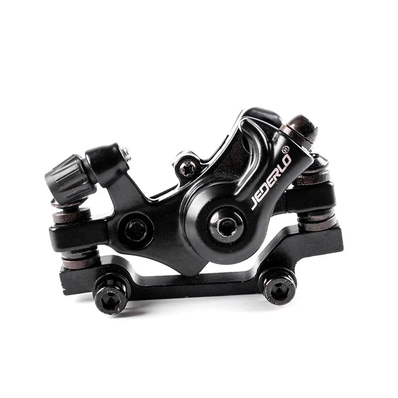 Freno de disco de bicicleta JEDERLO, sistema de freno mecánico de bicicleta eléctrica de aleación de aluminio F160-R140/F180-R160 XTR, pastillas de freno de disco de 160 mm