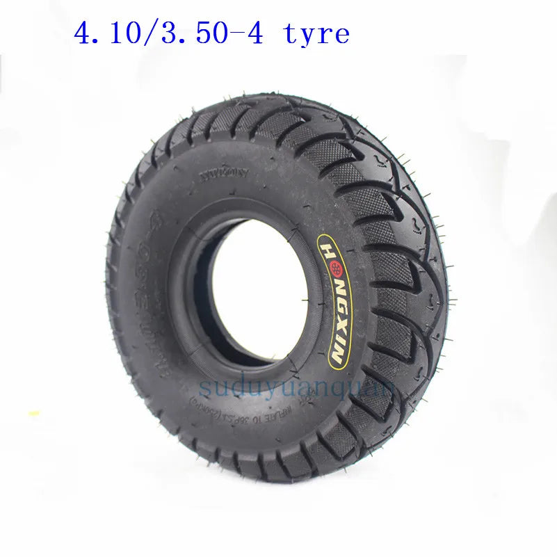 10 Inch 4.10 3.50-4 Tyre 4.10-4 Outer Tires  Inner Tube Fit Electric Tricycle Trolley  Scooter Warehouse Car