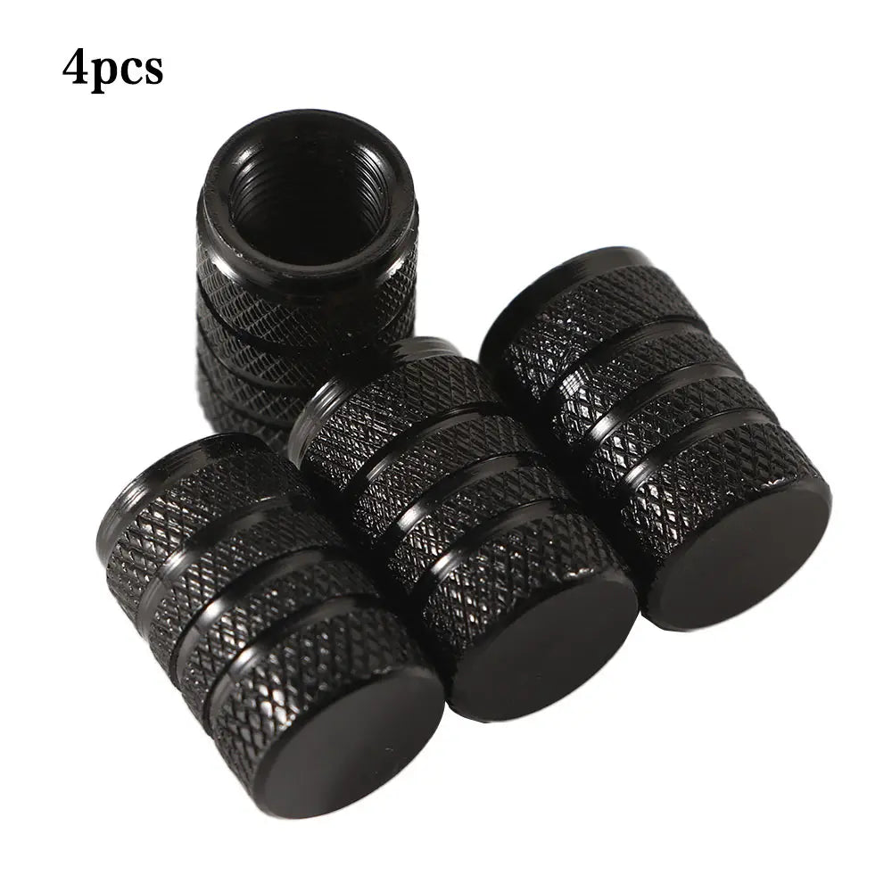 4pcs Aluminium Alloy Truck Bike Accessories Tube Bicycle Valve Caps Tyre Air Caps Valve Cover Car Wheel Tire Valves
