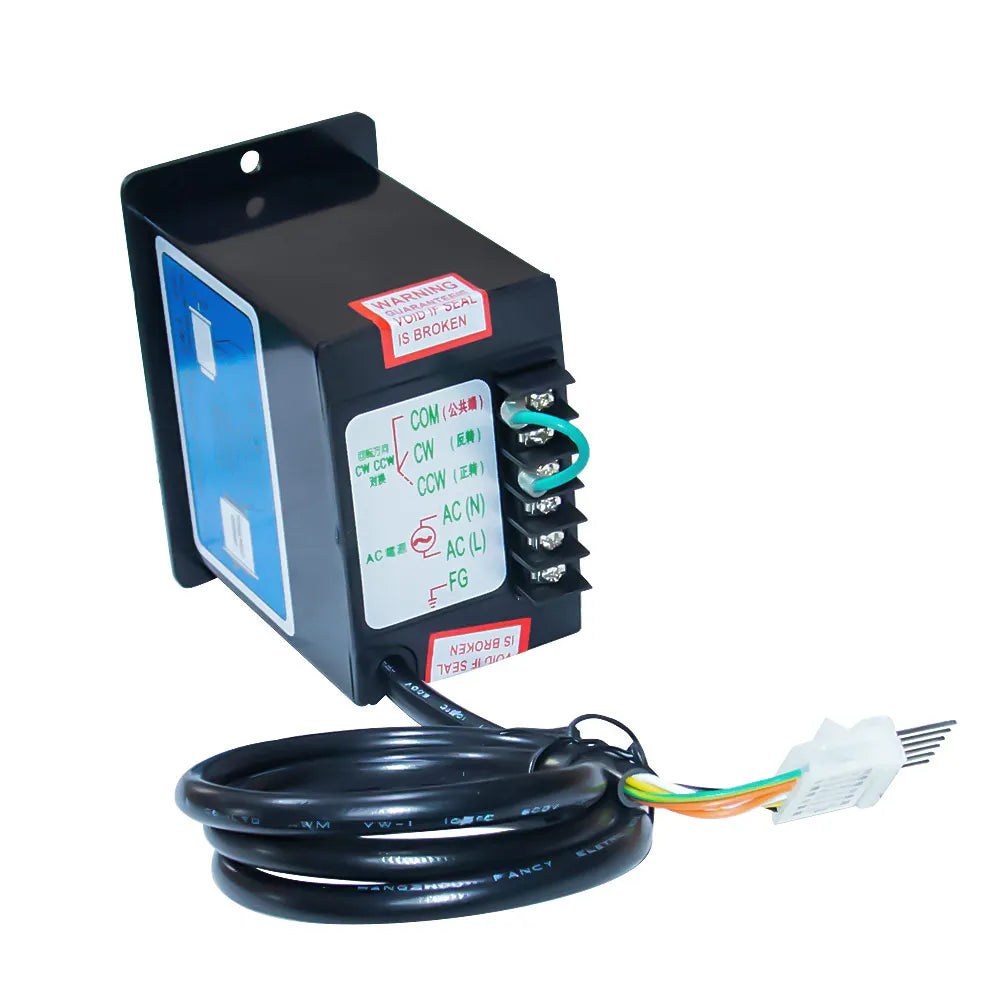 AC Electric Motor Speed Controller 110V 6/15/25/40/60/120W 220V 6/15/25/40/60/120/180/200/250W Controller for AC Gear Motor