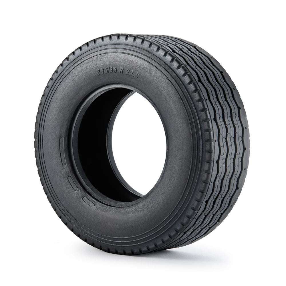 TRINOOD 1/2/4Pcs Rubber Tyre Wheel Tires for 1/14 Tamiya Truck Tractor Trailer Cargo Tow Drag Upgrade Parts