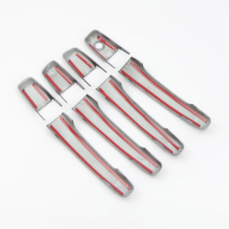 Car Accessories For Mitsubishi Pajero V80 V93 V95 V97 V98 2007-2021 ABS Chrome Exterior Door Handle Cover Trim 8pcs