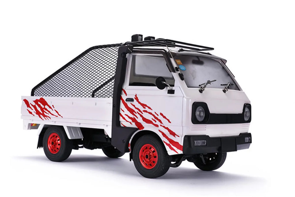 Upgrade for 1/10 WPL D12 Sun Hat Rain File Acrylic Transparent Black Truck Parts Voitur 1/10 RC Car Pickup Simulation Decor
