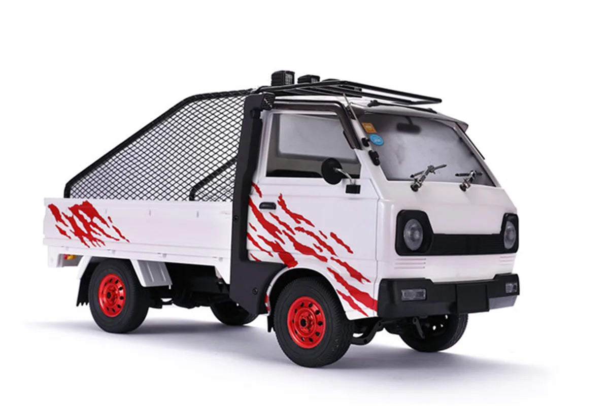 Upgrade for 1/10 WPL D12 Sun Hat Rain File Acrylic Transparent Black Truck Parts Voitur 1/10 RC Car Pickup Simulation Decor