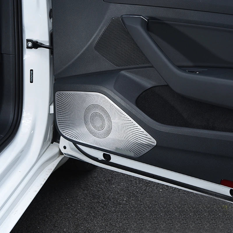 Car Interior Door Sound Speaker Cover Panel Styling for Volkswagen Arteon 2017 2018 2019 2020  Accessories Auto Loudspeaker