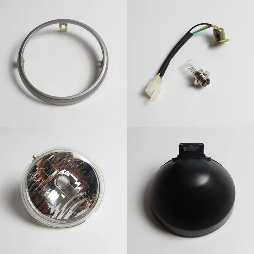 Accesorios de motocicleta para HOY AF61 conjunto de faros de motocicleta scooter faro de motocicleta