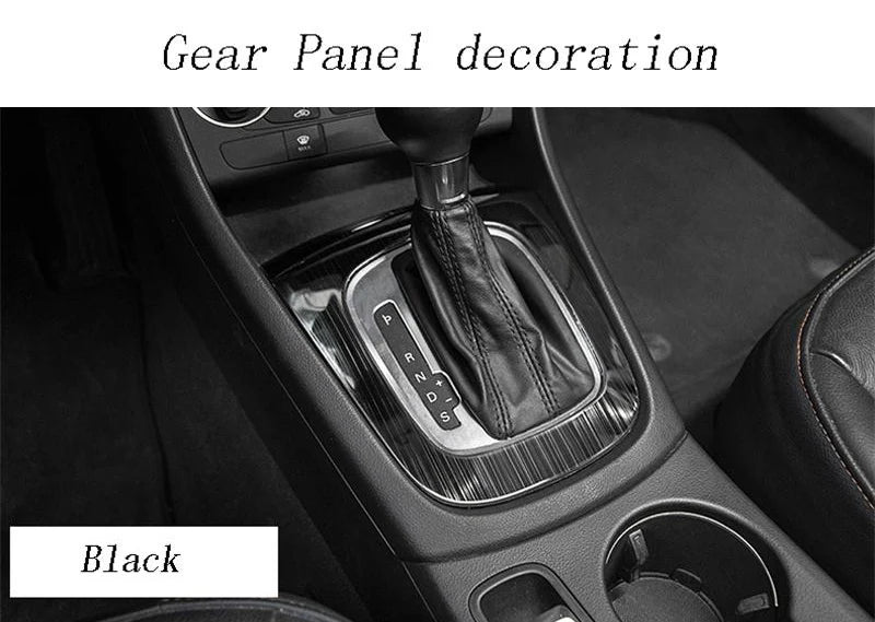 Car Styling Center Console Dashboard Trim Auto Door Decoration Cover Carbon Fiber For Audi Q3 8U 2013-2018 Interior Accessories