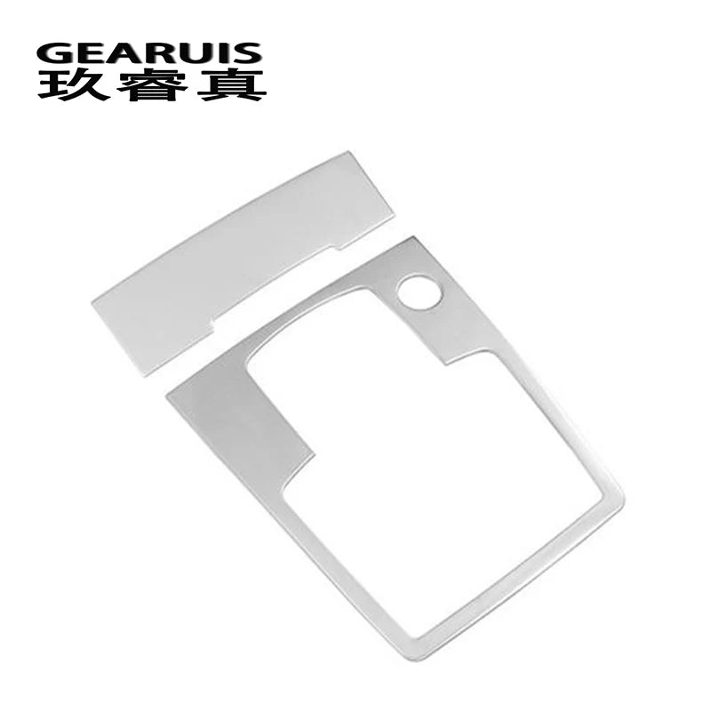 Car Styling Gears multimedia Water Cup Holder Gear Panel Decoration Covers Stickers Trim For Audi Q7 Interior Auto Accessories