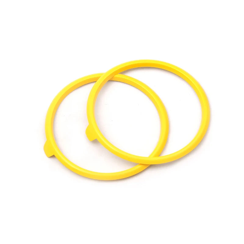 4pcs Green Red Yellow Air Condition Vent Outlet Ring Replacement Cover Trim for Audi A3 2013-2017 & S3 2013-2016