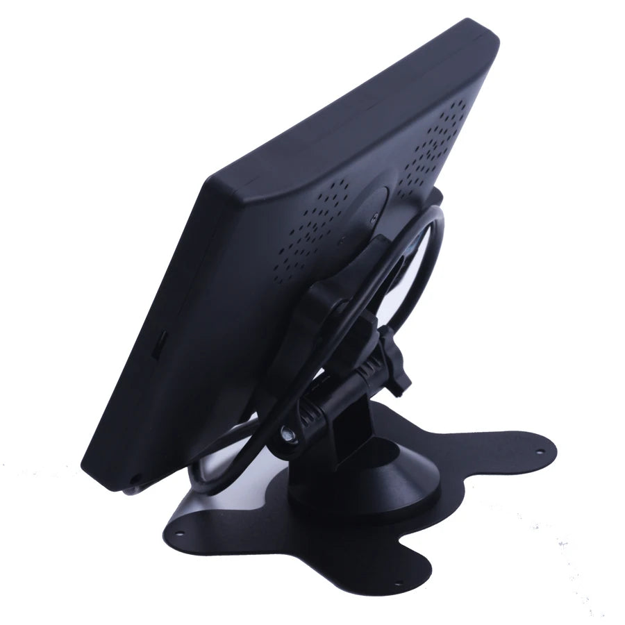 7 Inch Color TFT LCD DC 12V Car Monitor Rear View Headrest Display With 2 Channels Video Input For DVD VCD Reversing Camera