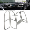 Car Styling ABS Chrome Interior INNER Door Handle Bowl Frame Cover Trim For Volkswagen VW Tiguan 2010 2011 2012 2013 2014 2015