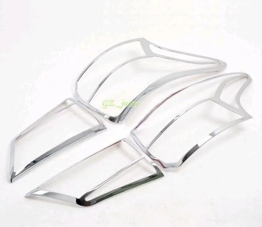 For Mitsubishi Outlander  2016 2017 2018 ABS chromed Rear Tail Light Rear Lamp Cover decoration