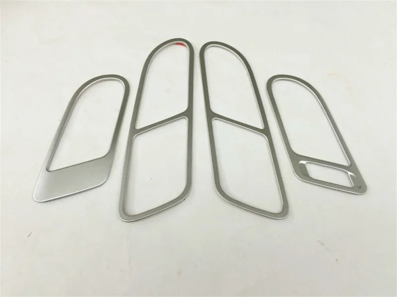 Car Styling ABS Chrome Interior INNER Door Handle Bowl Frame Cover Trim For Volkswagen VW Tiguan 2010 2011 2012 2013 2014 2015