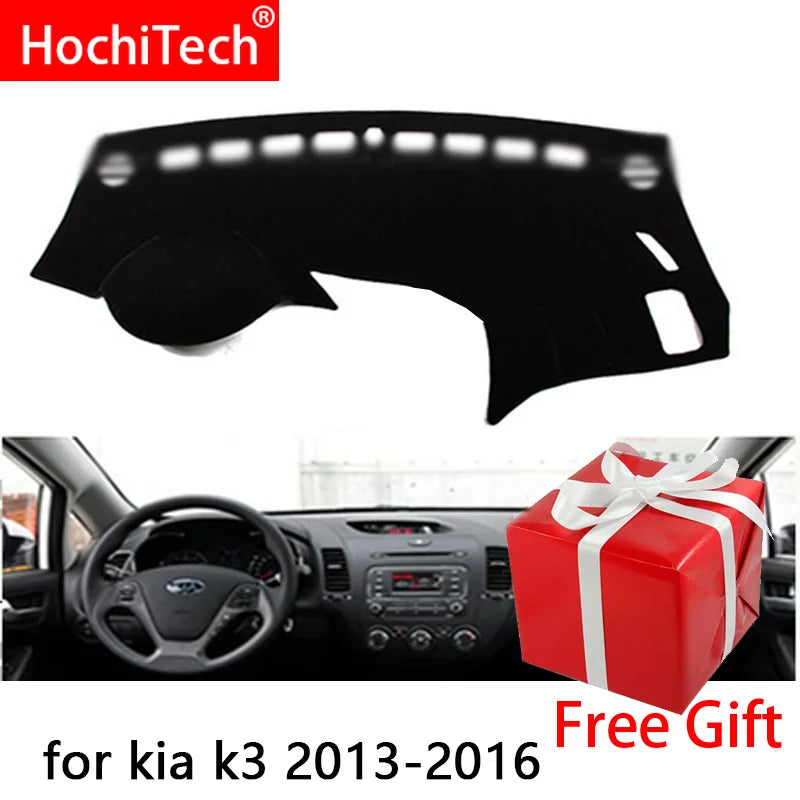 for Kia K3 K 3 2013 2014 2015 2016 Right and Left Hand Drive Car Dashboard Covers Mat Shade Cushion Pad Carpets Accessories