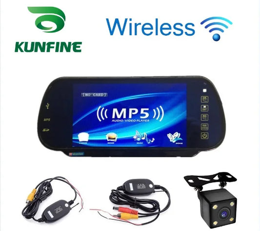 Car Styling 7 Inch TFT LCD Screen Car Rear View Monitor Display Car MP5 Player with Wifi Rearview Reverse Camera Car TV Display
