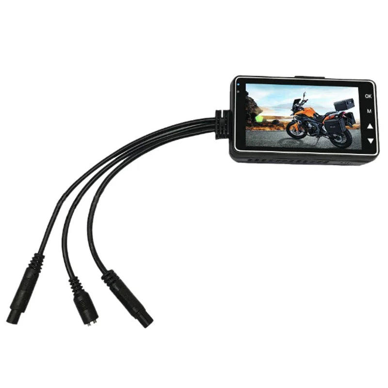 Motorcycle DVR Dash Cam SE300 Dual Camera Front Rear View Motorcycle Recorder Zinc Alloy Automatically On and Off Loop Recording