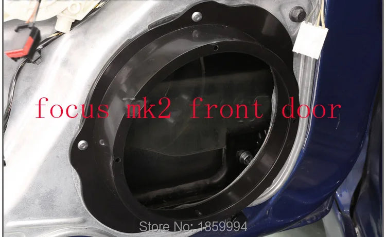 Car Accessories  Front  Rear Door Stereo Bass Speaker Horn Wire Mat Adapter Plugs Socket 6.5" inch FOR ford focus mk2 2005-2011