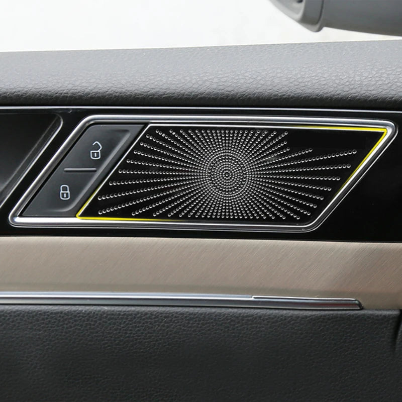 Car Interior Door Sound Speaker Cover Panel Styling for Volkswagen Arteon 2017 2018 2019 2020  Accessories Auto Loudspeaker