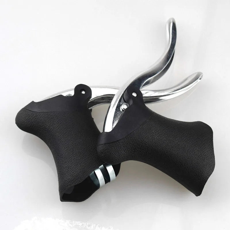 22.2-23.8mm Bicycle Brake Levers Handle Road Bike Cycling Front and Rear Brake Levers Drop Handlebar Set Bike Parts