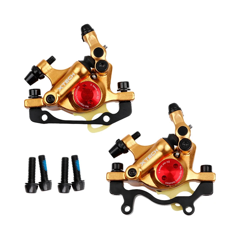 ZOOM HB100 MTB Hydraulic Brakes Set Bicycle Caliper Disc Brakes For Mountain Bike Pushes Caliper Piston Cycling With Rotor 160mm